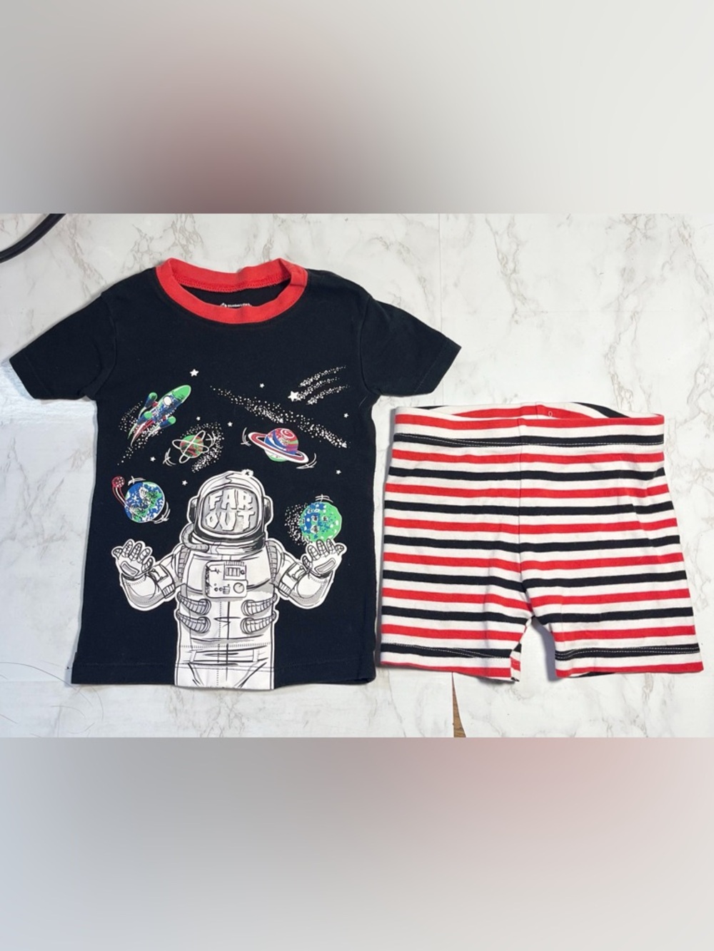 Boys 3T Clothing Bundle Mickey PJ Masks Shorts Jeans Pajamas - Picture 9 of 11